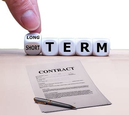 Short-term contracts